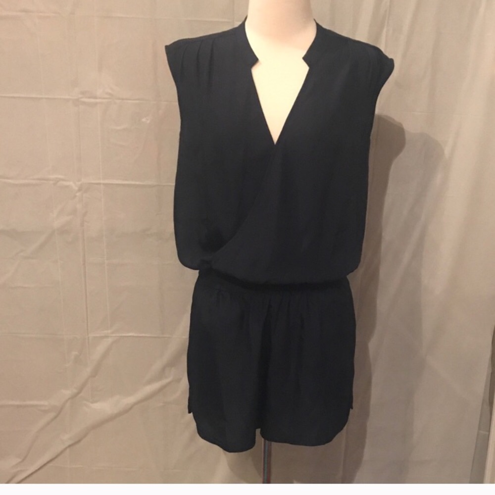 Navy Romper